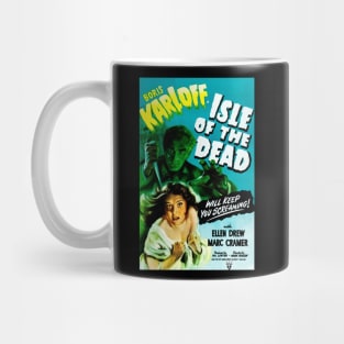 Digitally Restored Isle of The Dead Vintage Horror Film Print Mug